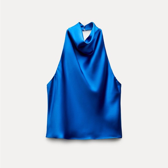 Zara Tops - Zara Women’s Satin Effect Halter Top (25% OFF!)